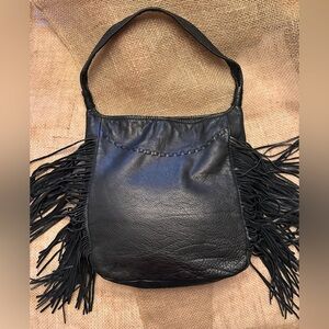Margot Leather Fringe Hobo Bag FREE SHIPPING!